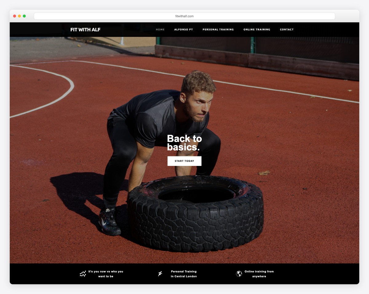 fit with alf (alfonso iovine) website example