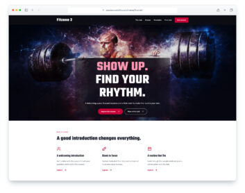 Fitzone 2 website template