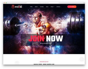 fitzone2 free template