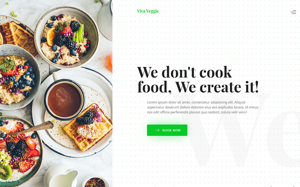 Viva Veggie - Cafe & Restaurant WordPress Theme