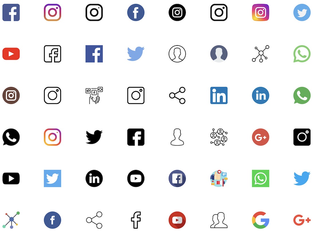 flaticon social media icons