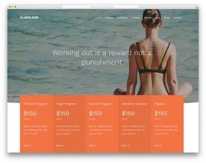 Flawless website template