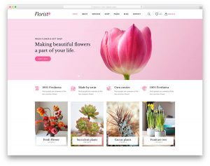Florist website template