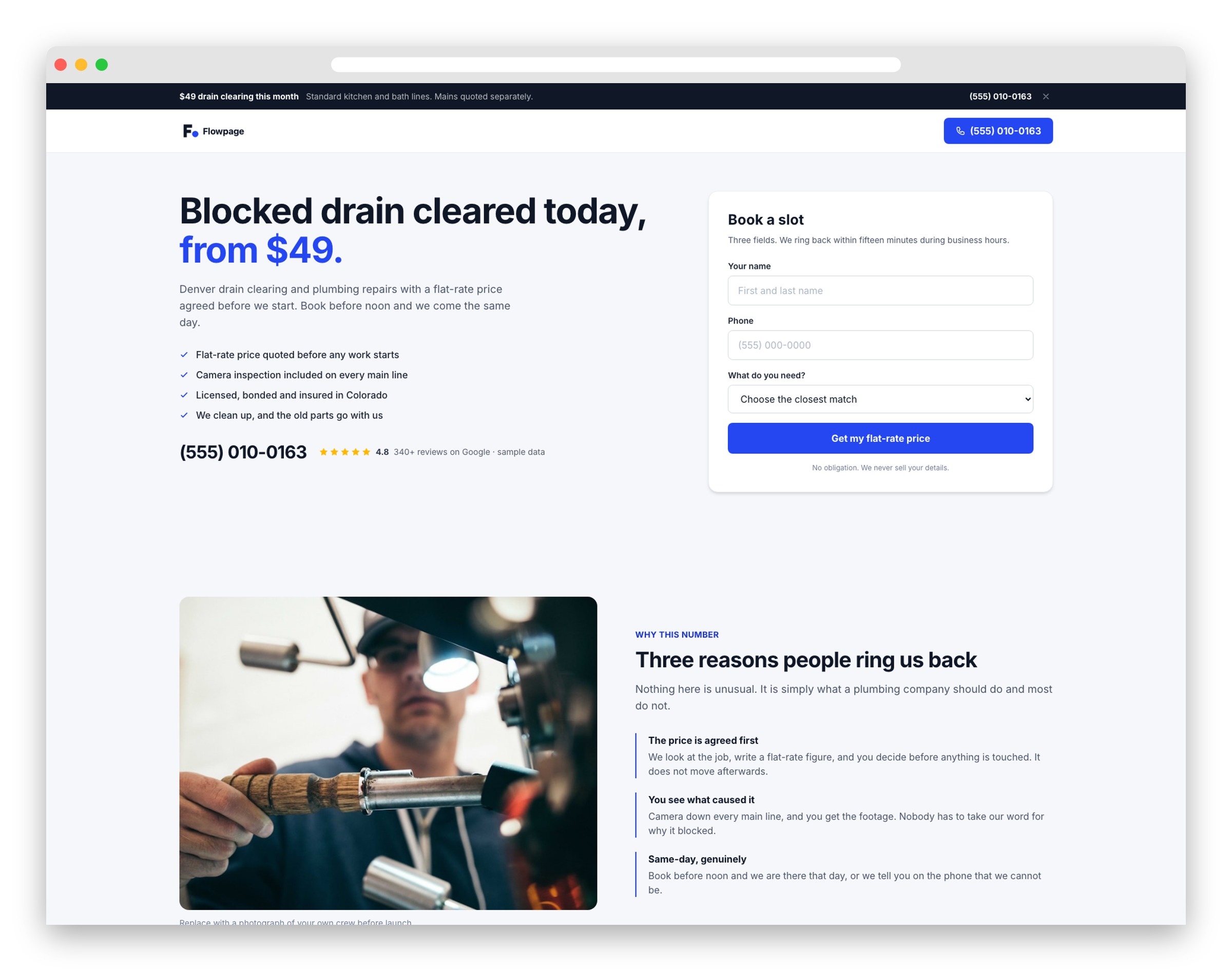 Flowpage Template