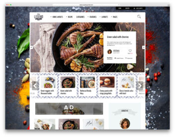 20 Best Food & Recipe Blog WordPress Themes 2026