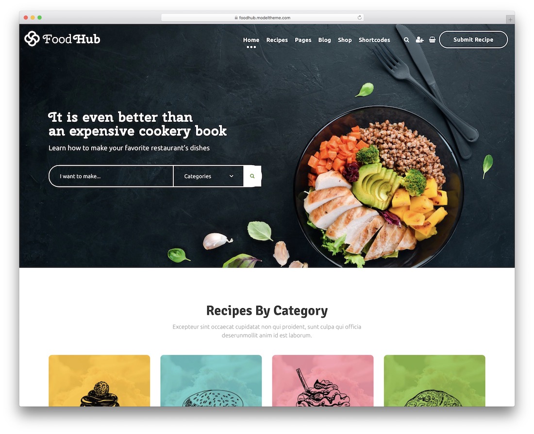 Food Delivery Website Templates Free Download Contoh Gambar Template