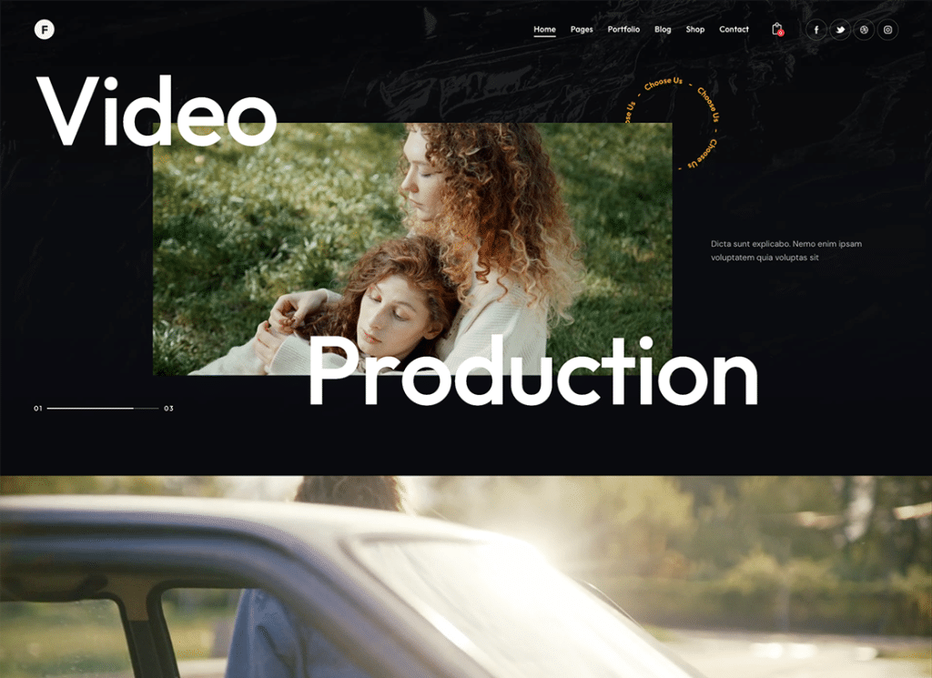 Frame | Photo & Video Production WordPress Theme