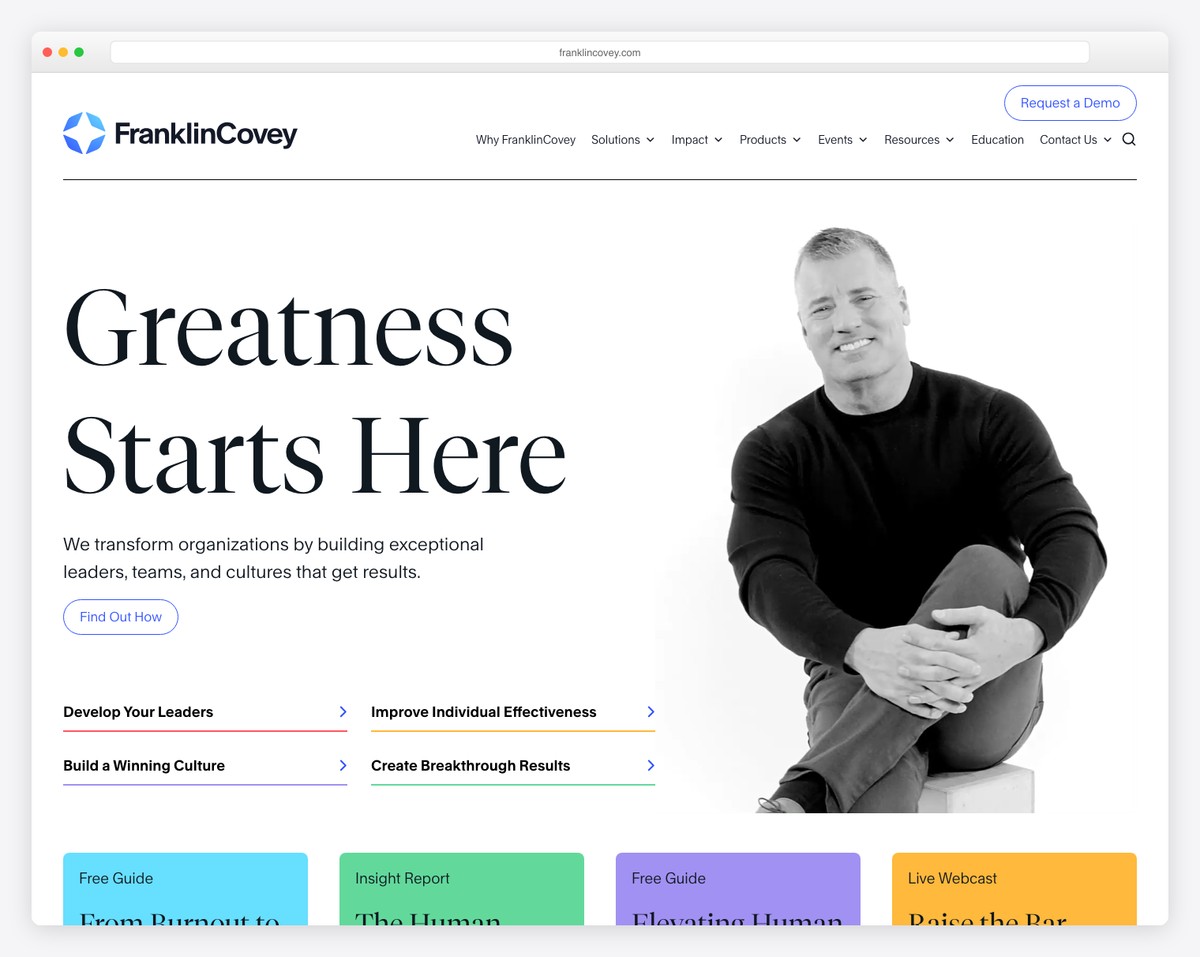 franklincovey website example