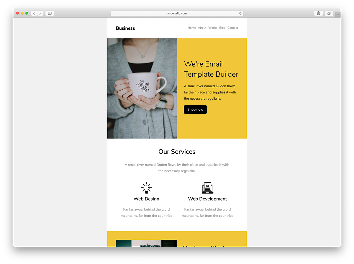 Top 35 Free Paid Mailchimp Email Templates 21 Colorlib