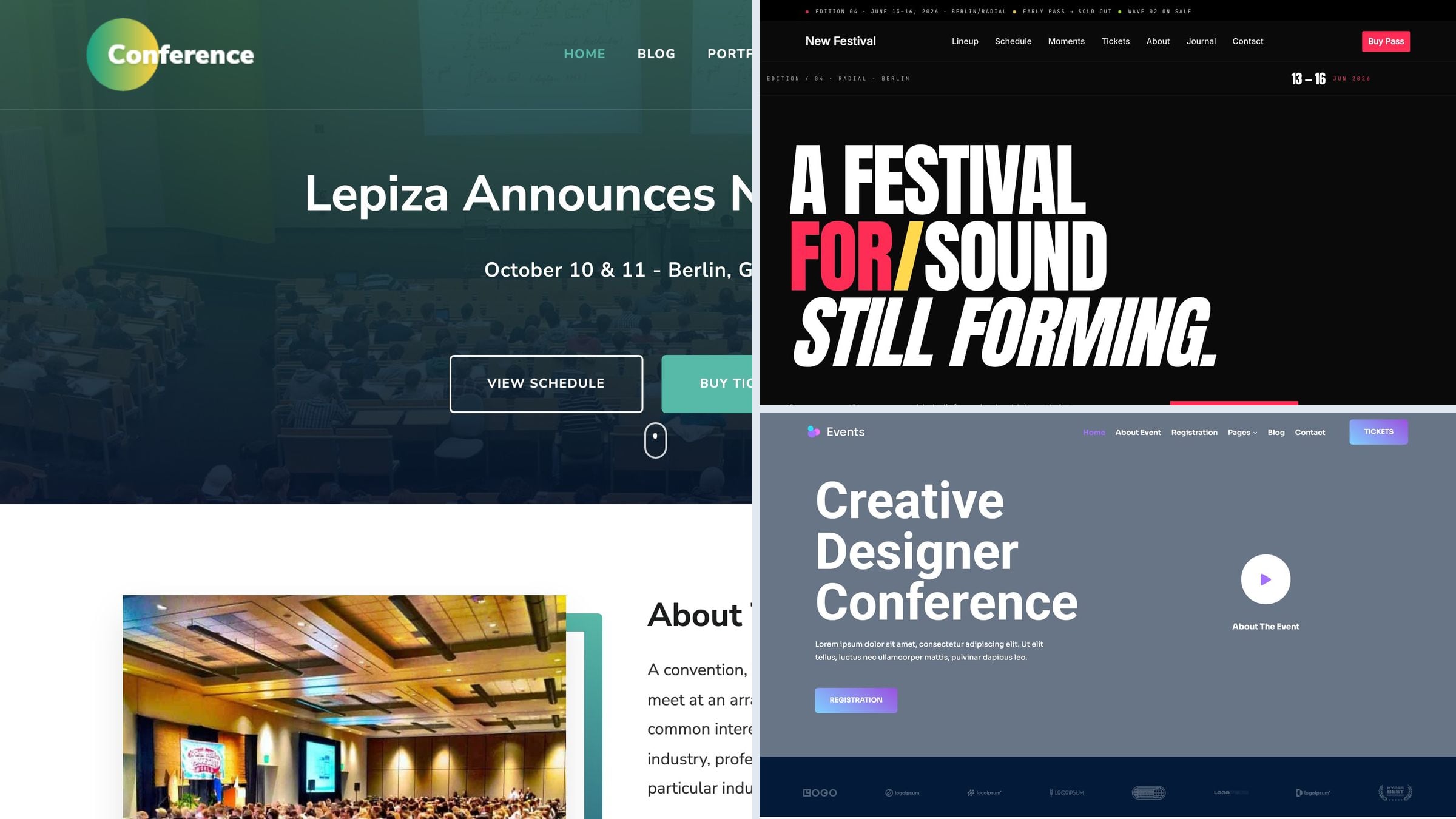 8 Best Free Event WordPress Themes for Conferences & Festivals 2026