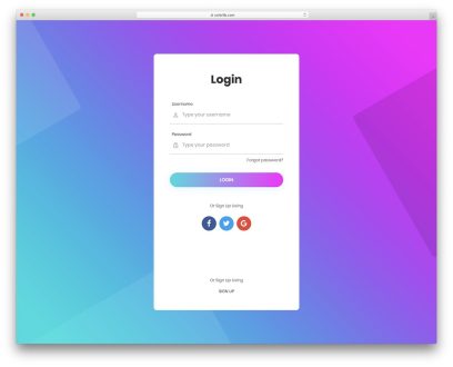 Html5 And Css3 Login Forms
