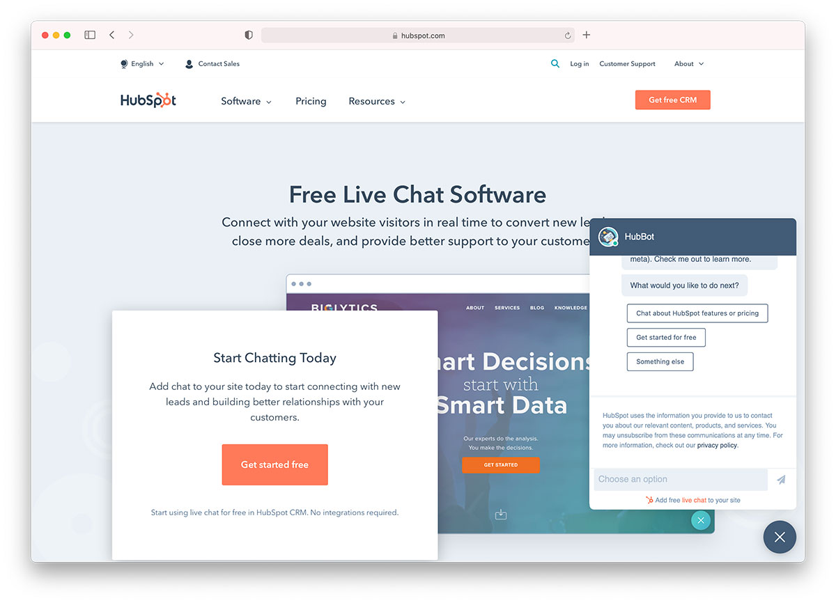 free live chat software