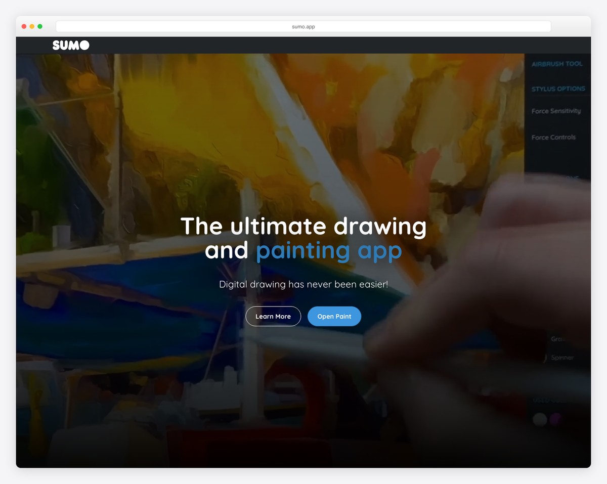 sumo paint screenshot