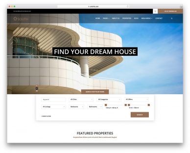 Denmark [FD] Real-estate Orange/Black - Real-estate Web Template