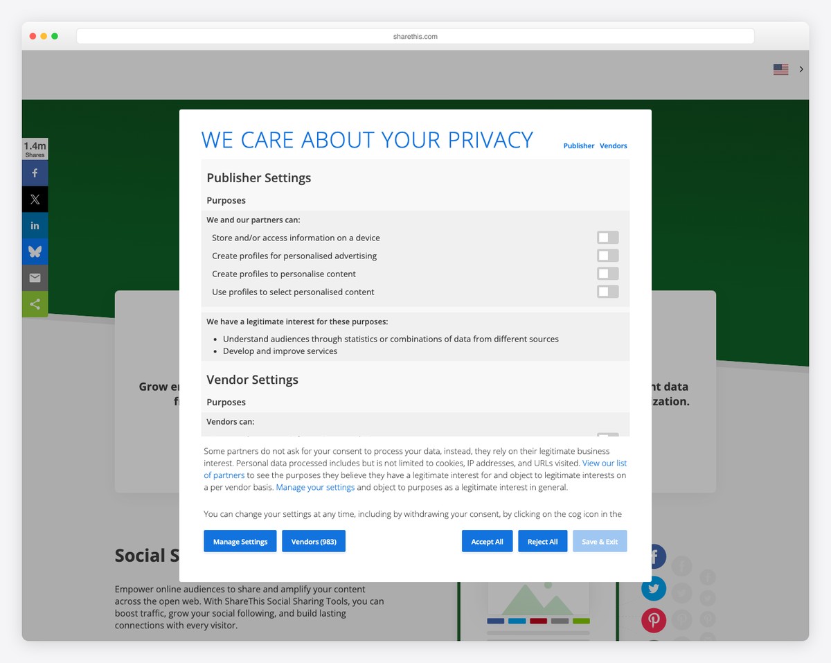 sharethis screenshot