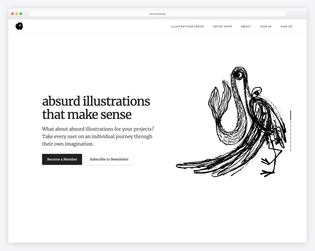 absurd design screenshot