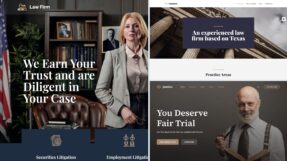 Free and premium law firm WordPress themes for lawyers and attorneys