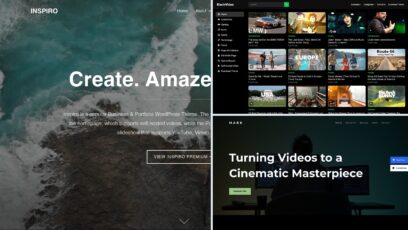 Free video WordPress themes for vlogs and video portfolios