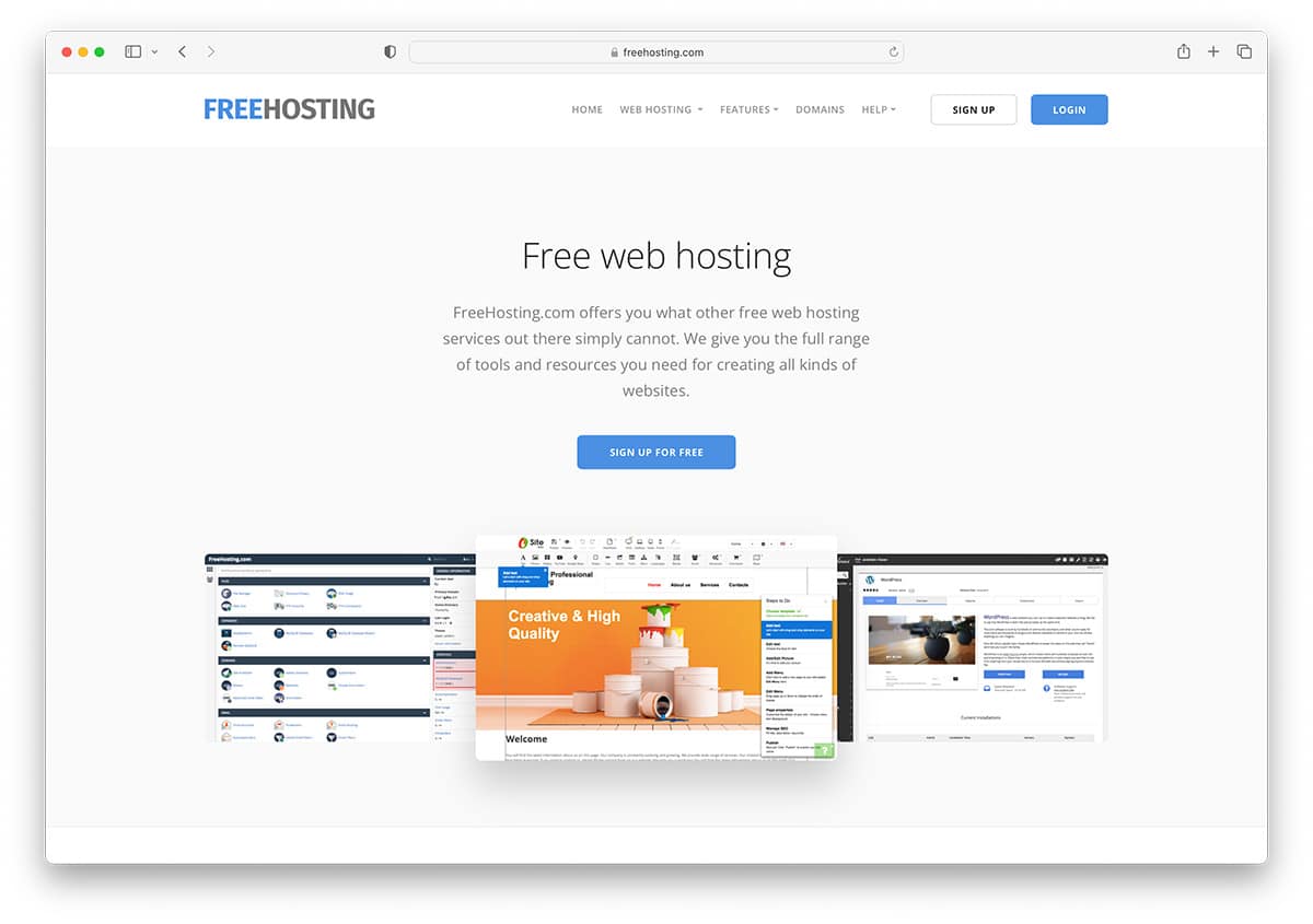 freehosting - great free hosting for WordPress