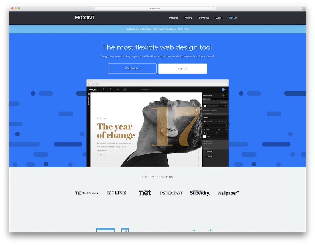 froont website builder for designers