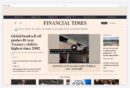 Financial Times homepage design