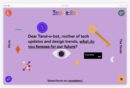 Tarot-o-bot home page with the question to the tarot reader and a Press Enter button