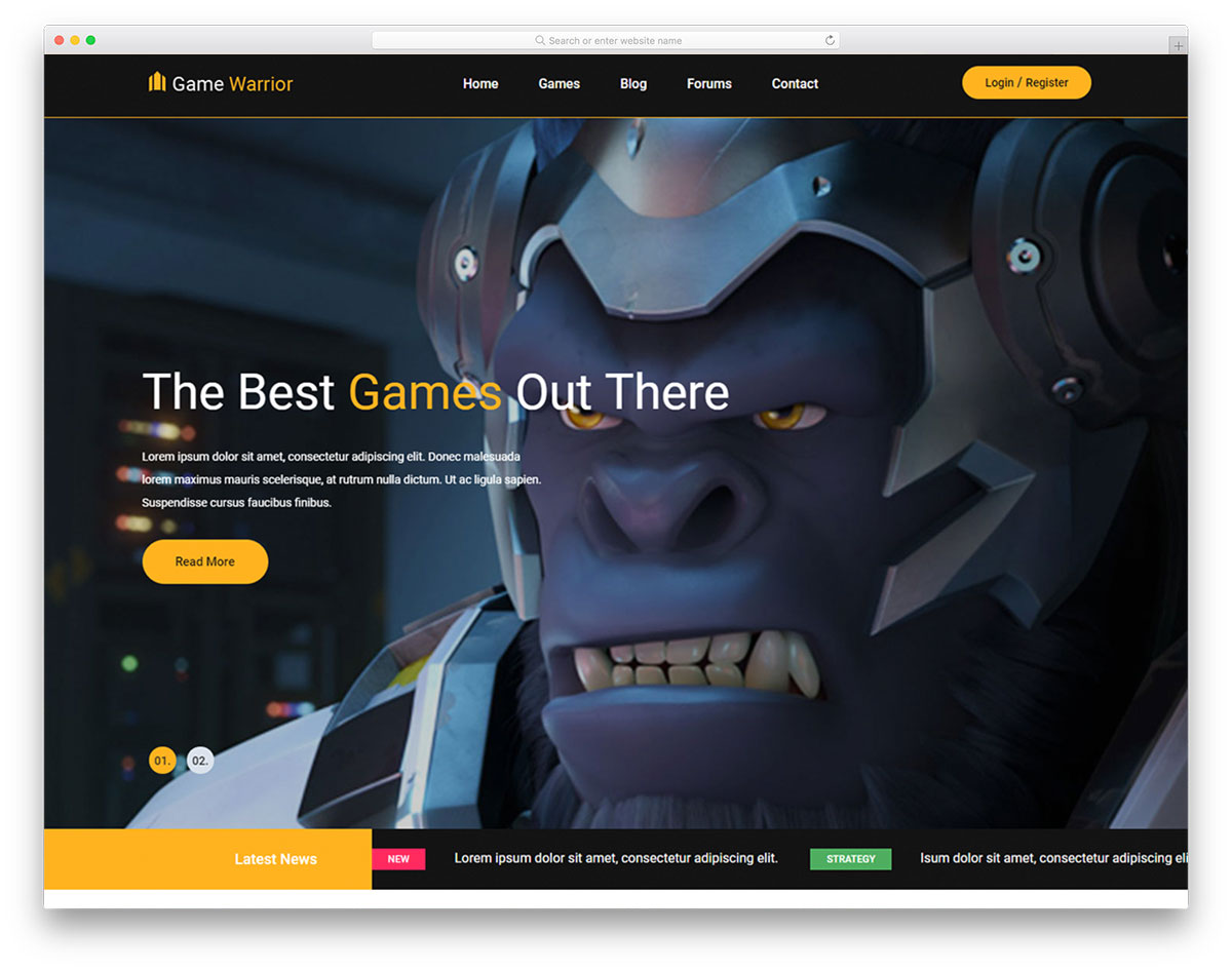 Free Gaming Templates Free Gaming Templates