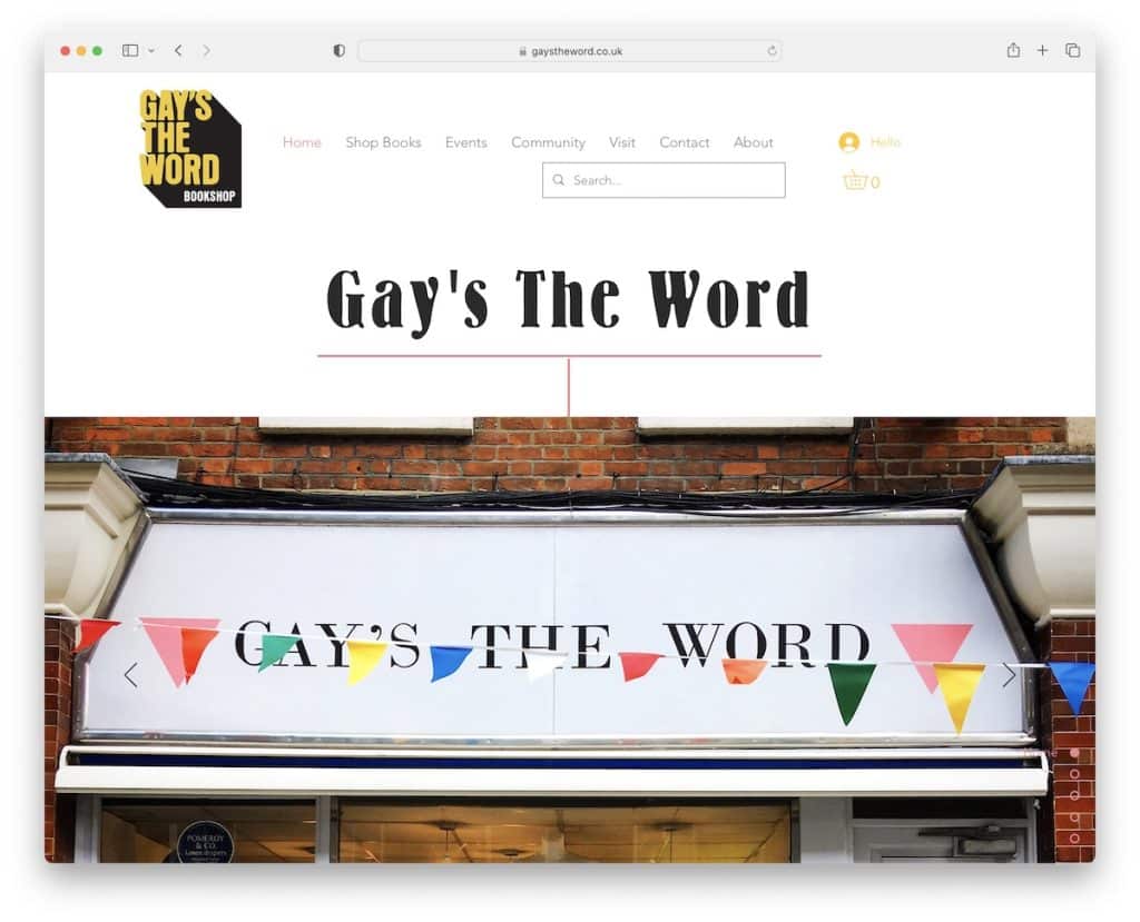 gays the world wix store example