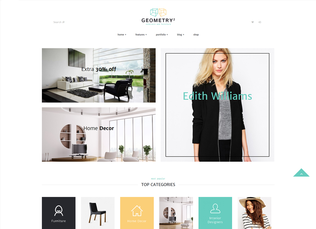 Geometry | Interior Design & Furniture Shop WordPress Theme