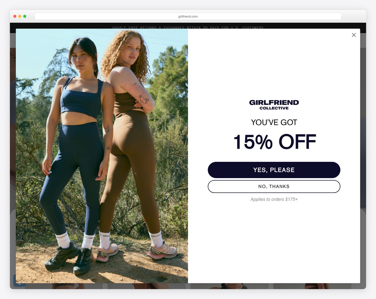 girlfriend collective website example