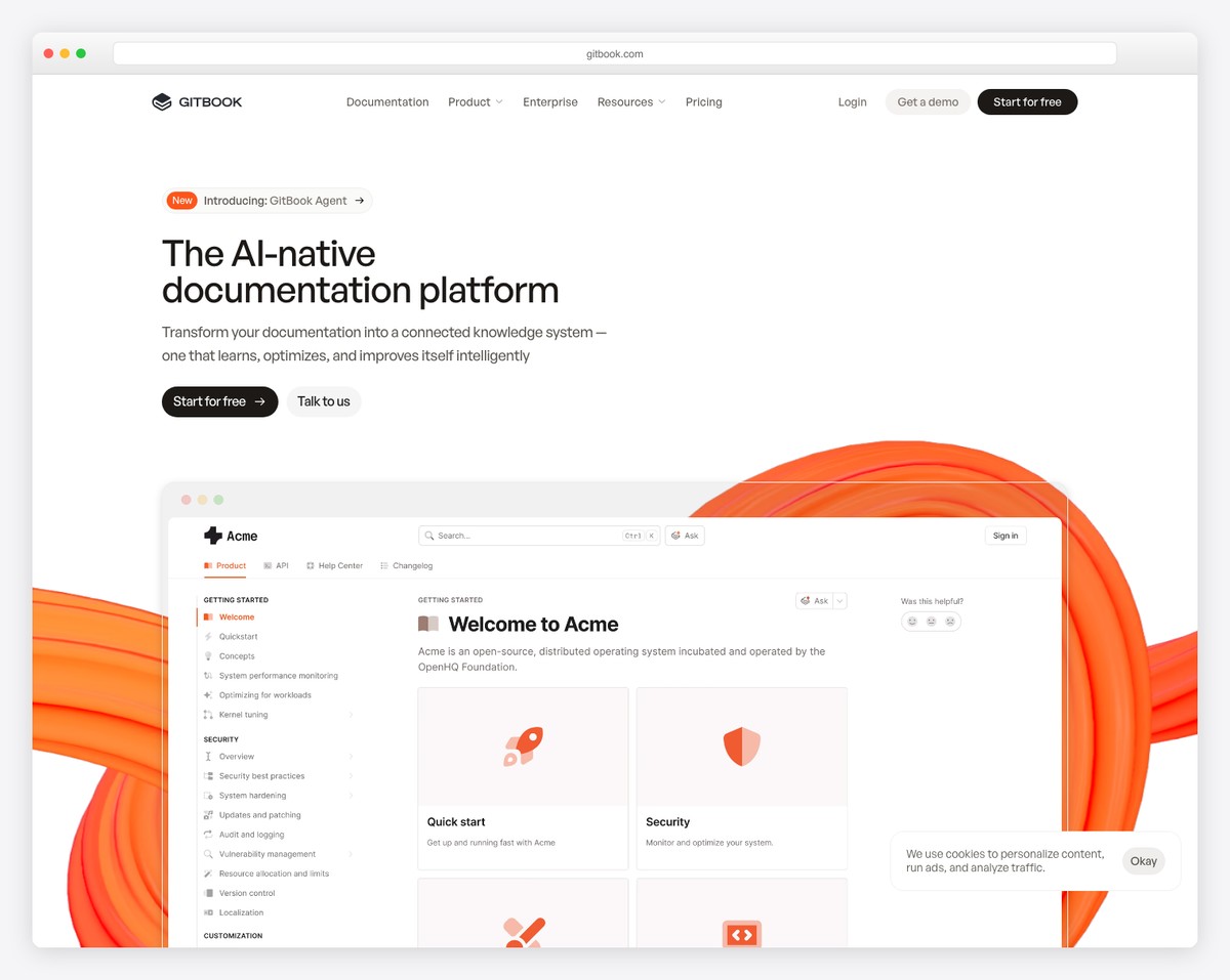 gitbook website example