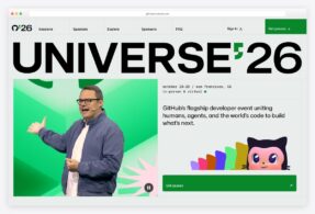 GitHub Universe conference website