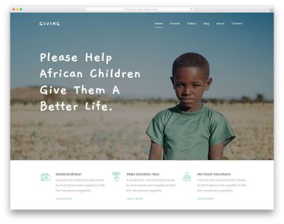 giving free template