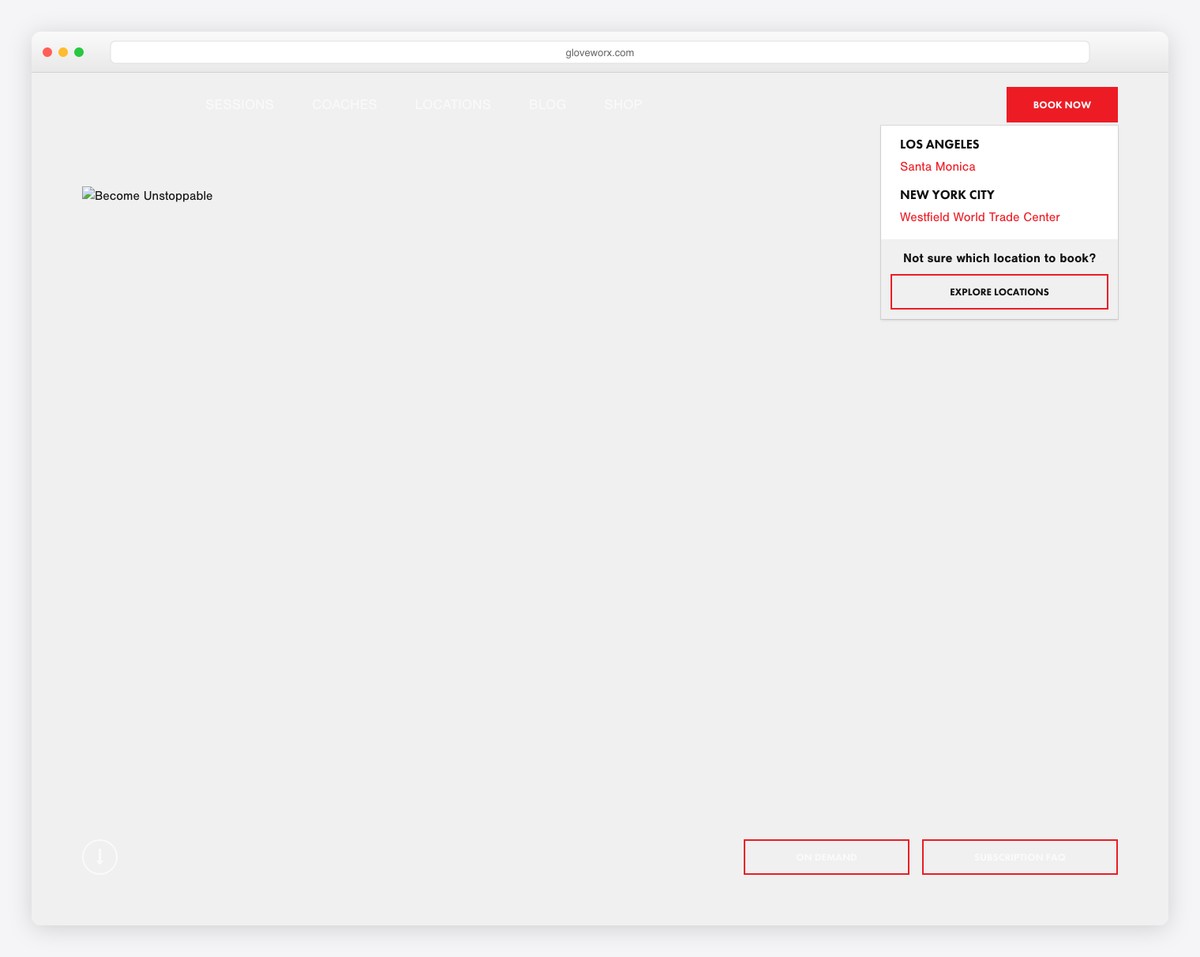 gloveworx boxing website