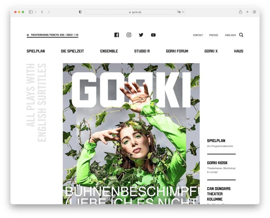 gorki theater website