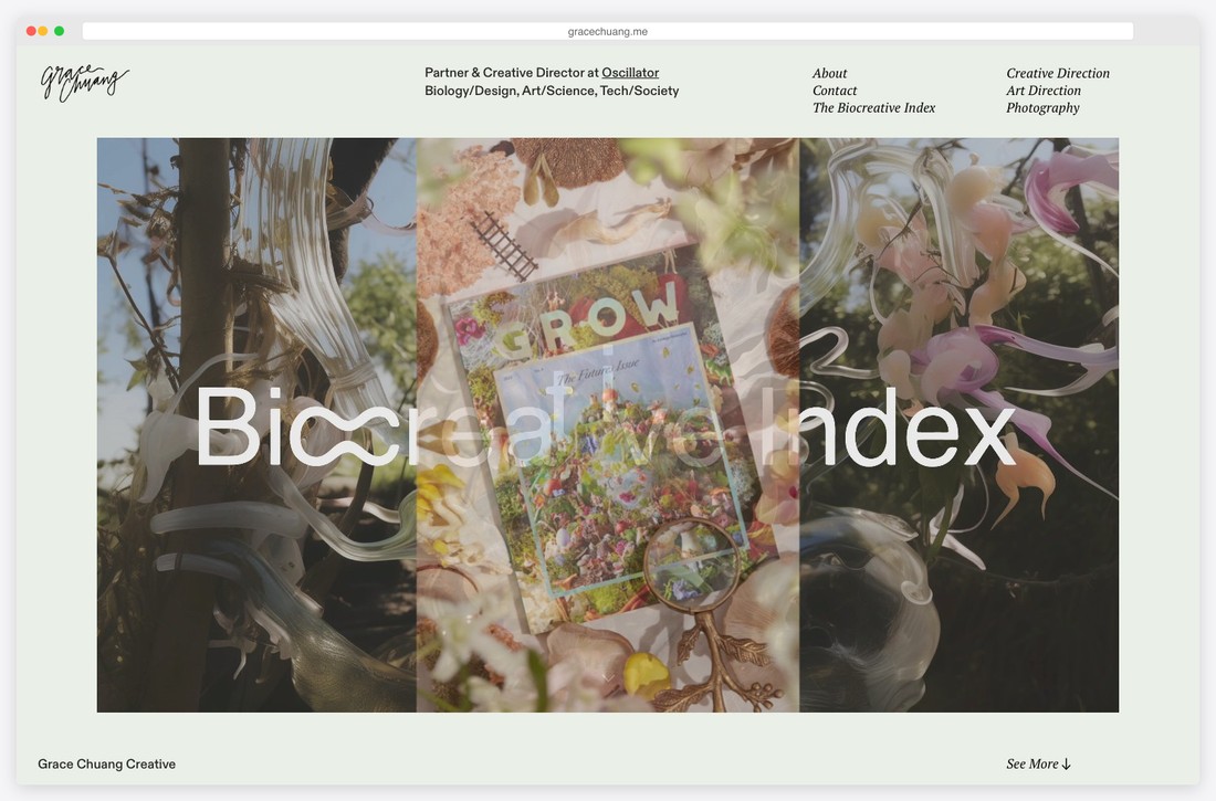 grace chuang website example