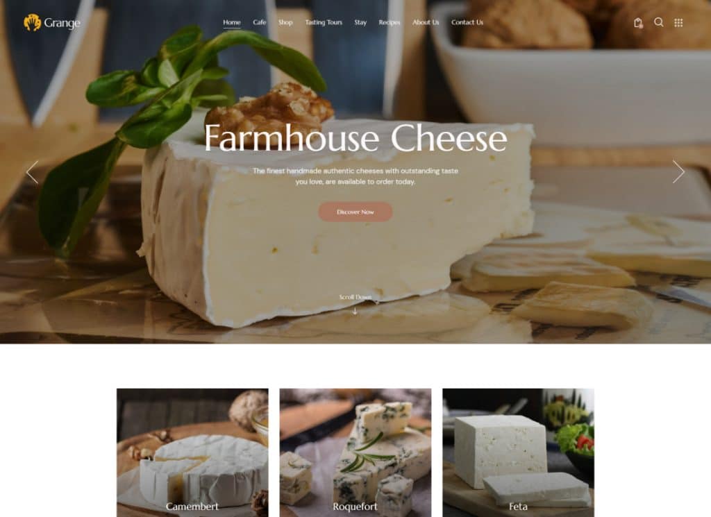 Grange - Farm, Bazaar & Food Market WordPress Theme