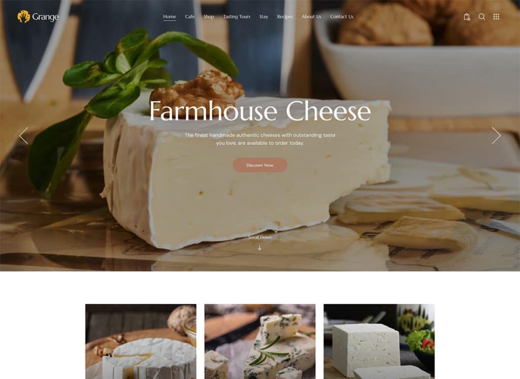 Grange - Farm, Bazaar & Food Market WordPress Theme
