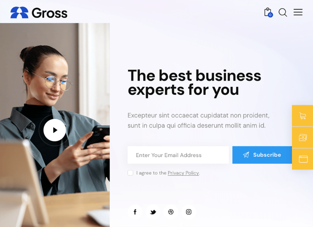 Gross - Business & Consulting WordPress Theme 
