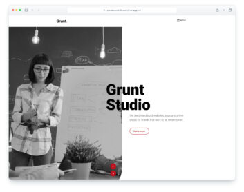 Grunt website template
