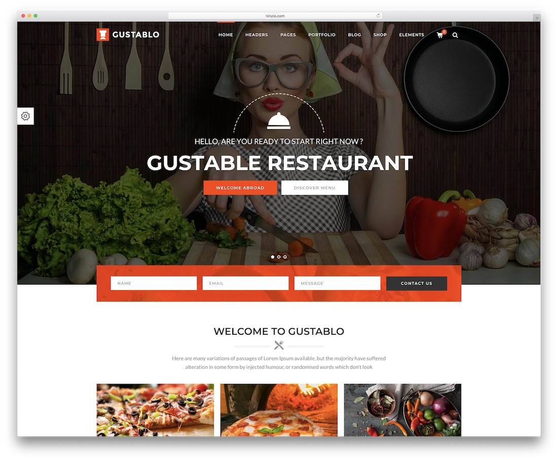 gustablo restaurant and cafe wordpress theme