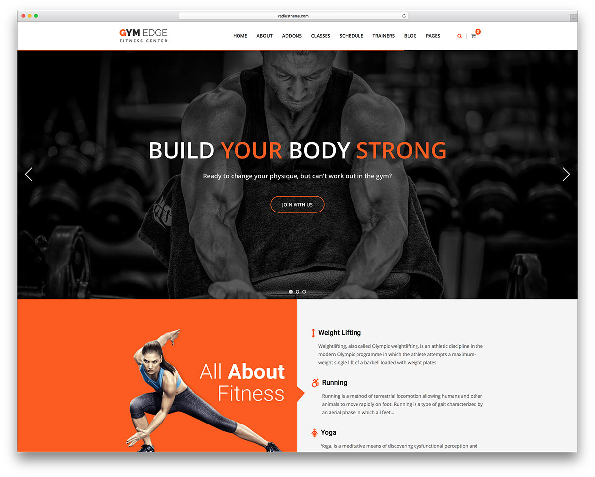 Best Wordpress Fitness Themes For Gym Fitness Centers Colorlib