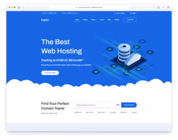 Hami website template