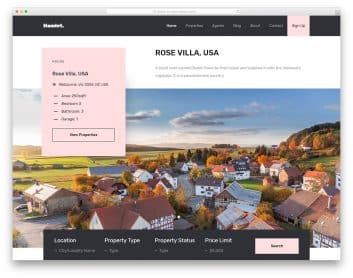 hamlet - real estate website template
