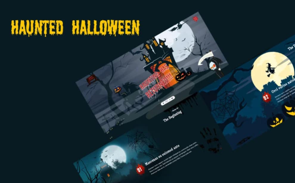 Treat Yourself With 10 Halloween Website Templates to Make This Night Spookier! 9