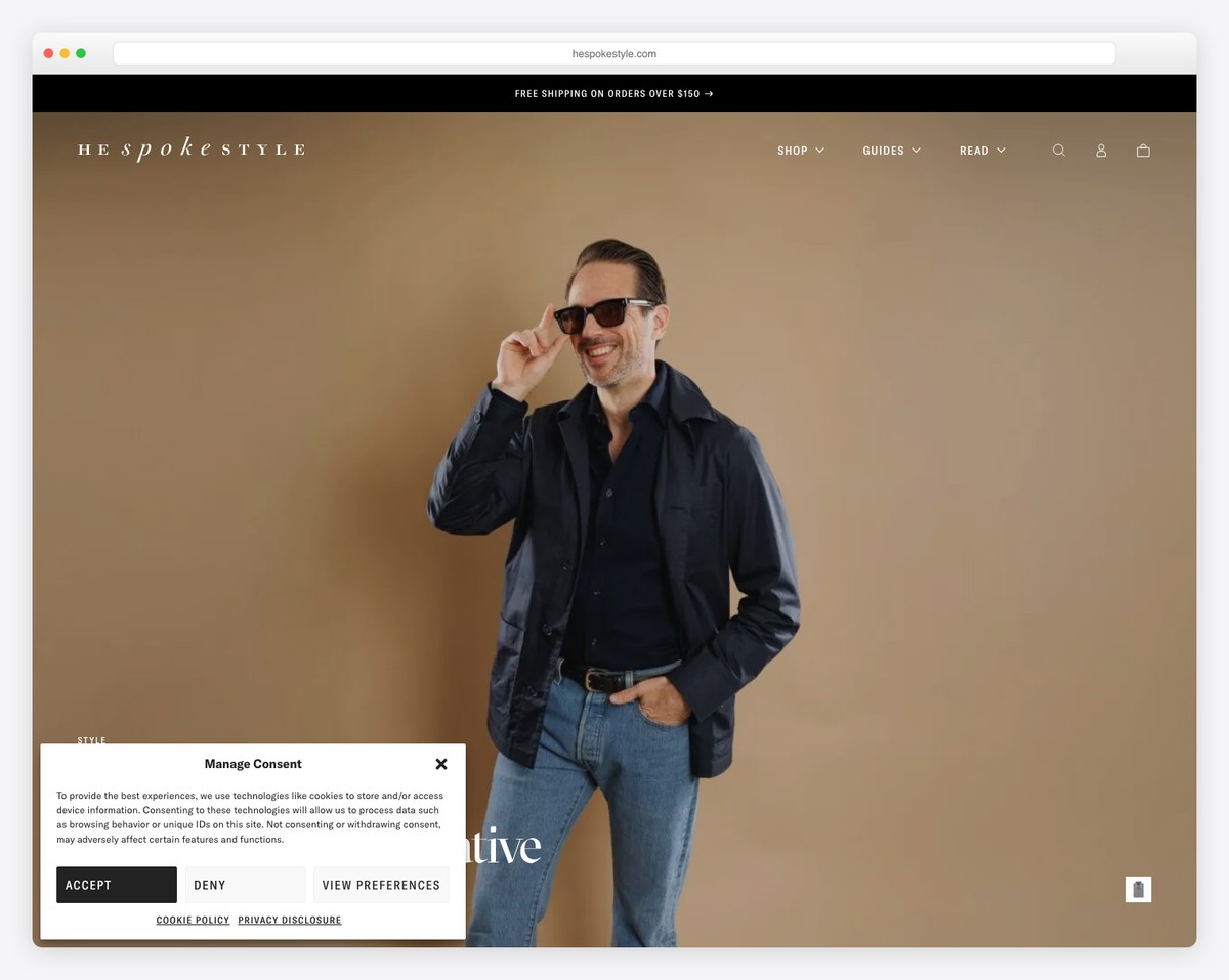 he spoke style blog example