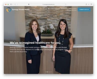 healthcare website designs