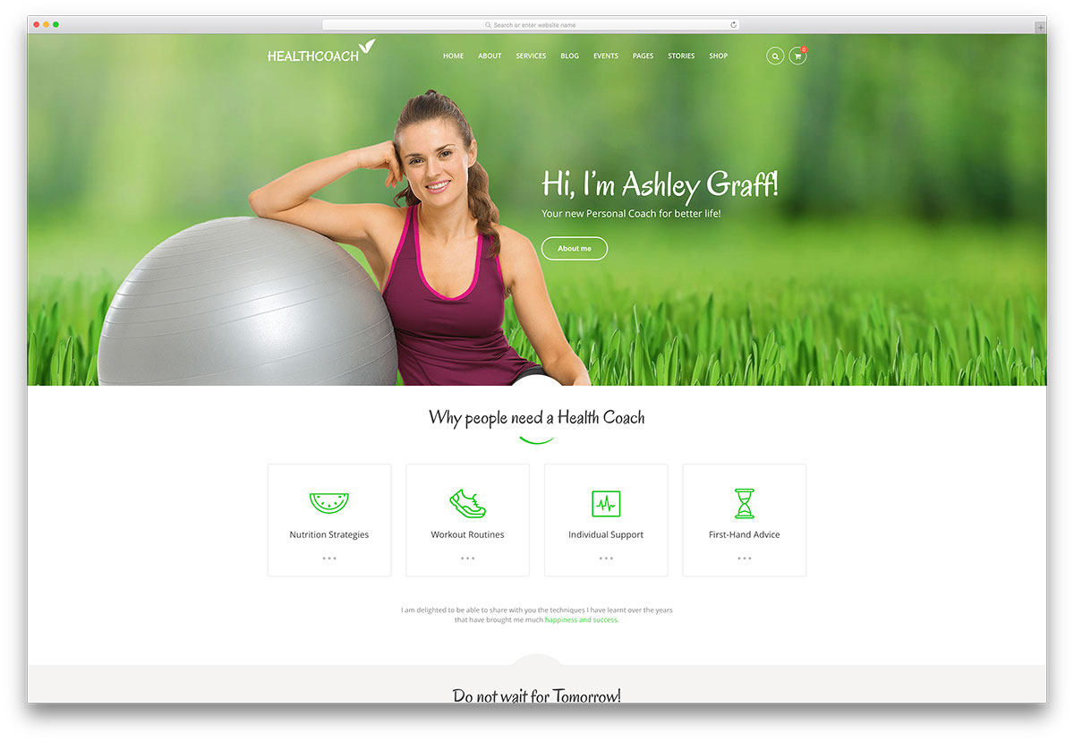 healthcoach-sports-website-template