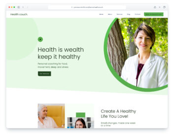 Healthcouch website template