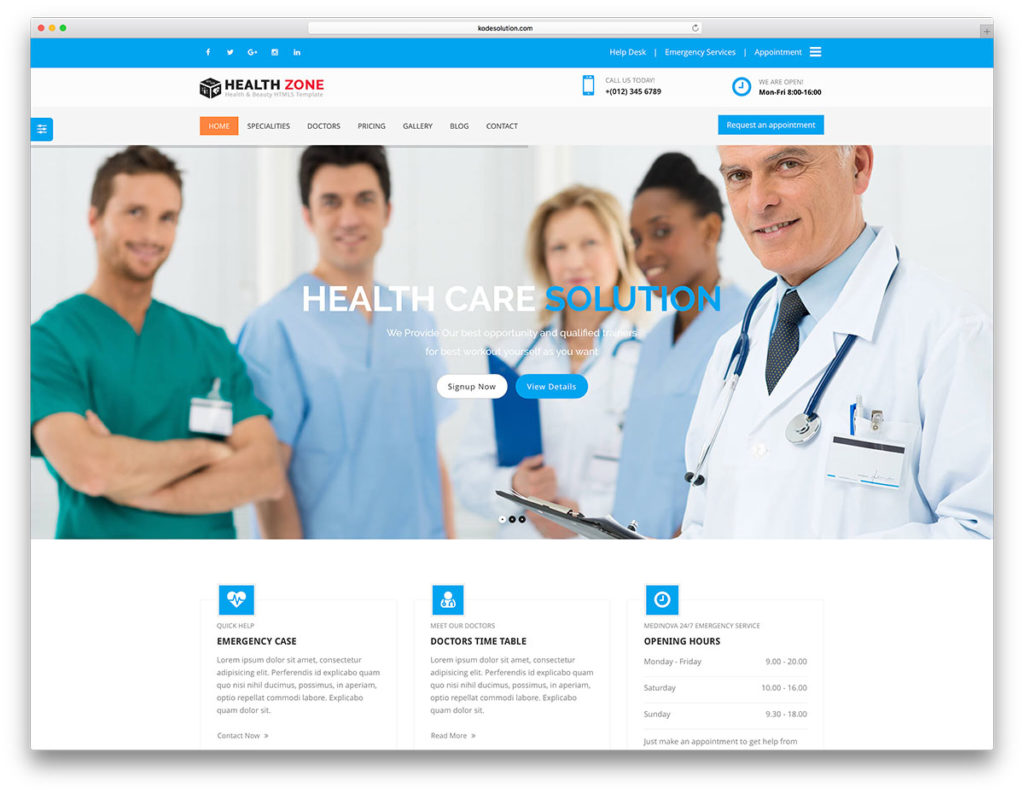 26 Best Medical Website Templates 2020 - Colorlib